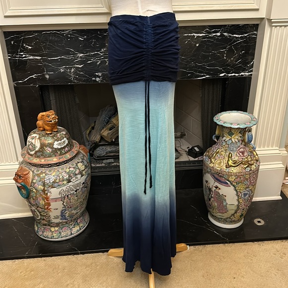 “Young Fabulous & Broke” tie-dye side sheered skirt - Picture 4 of 8